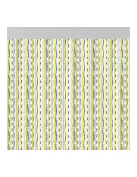 Rideau Acudam Brescia Portes Jaune Extérieur PVC Aluminium 90 x 210 cm