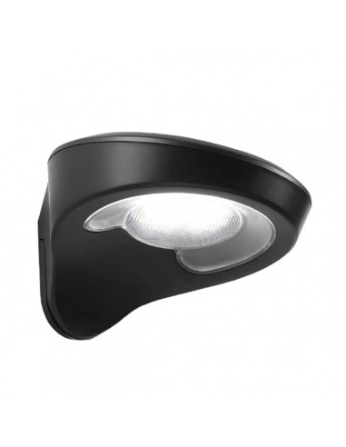 Applique LED EDM Solaire Capteur de Mouvement 155 Lm Noir 1,8 W (6500 K)