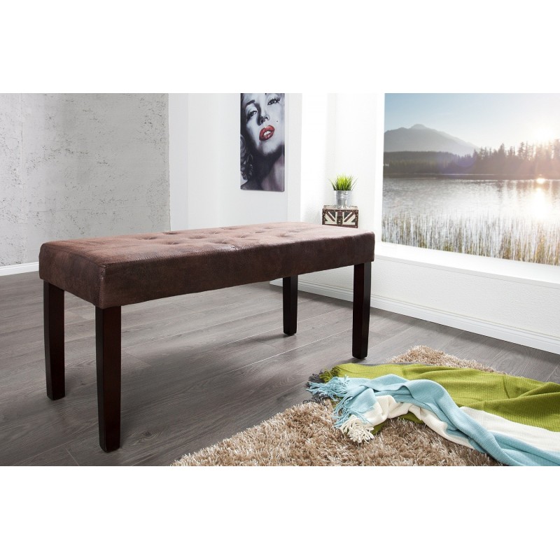 Banquette marron de 90 cm