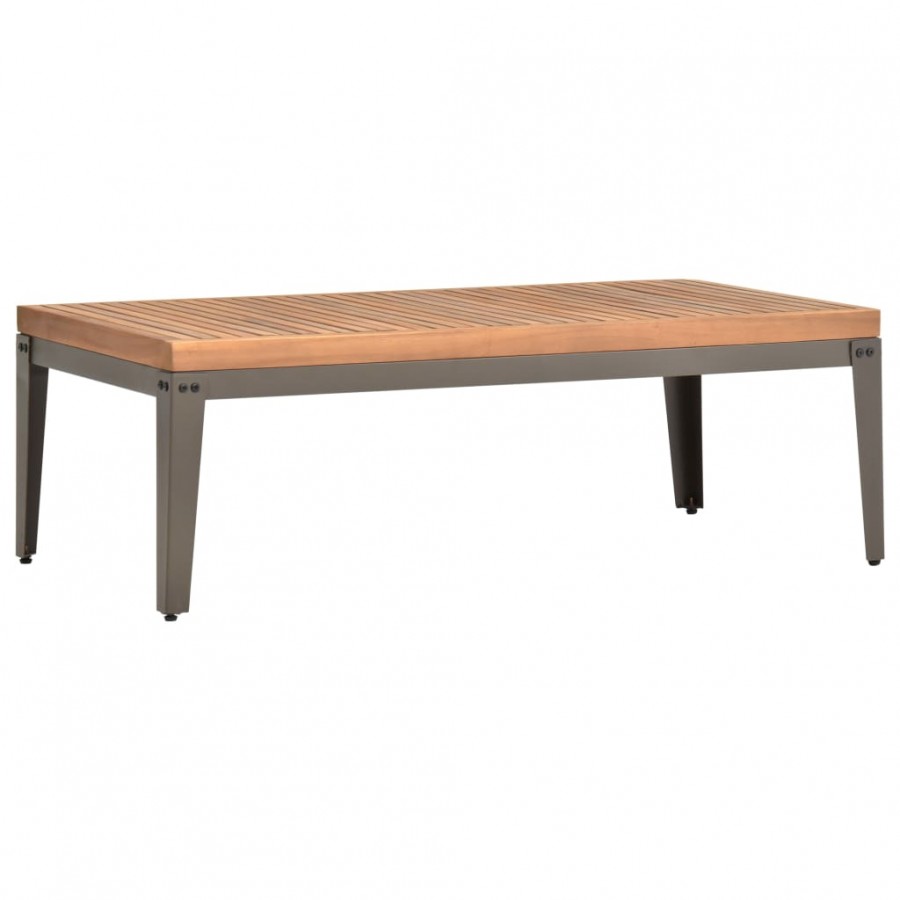 Table basse de jardin 110x55x36 cm Bois solide d'acacia