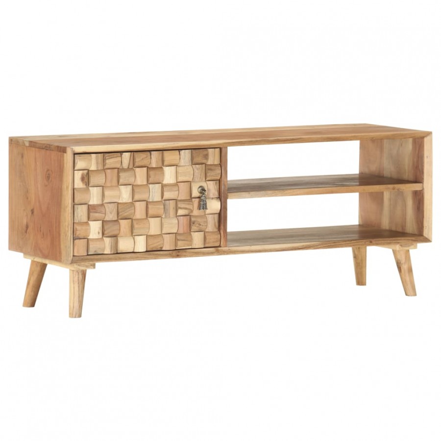 Meuble TV 100x35x40 cm Bois d'acacia massif