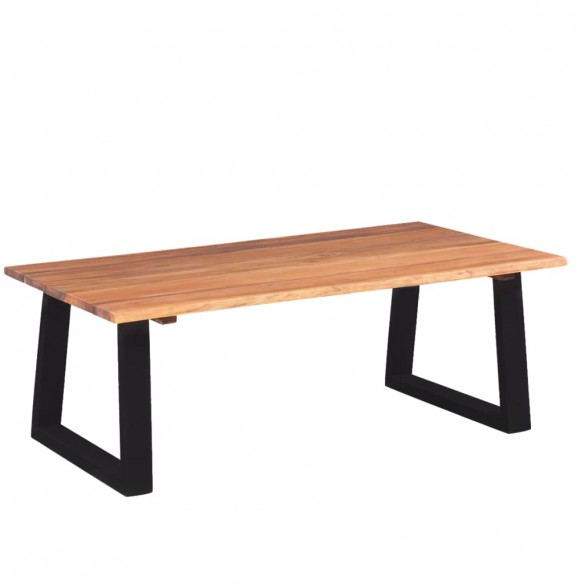 Table basse Bois d'acacia massif 110 x 60 x 40 cm