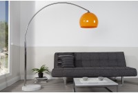 Lampadaire extensible 175-205cm coloris orange