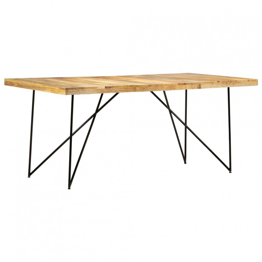 Table de salle à manger 180x90x76 cm Bois de manguier massif