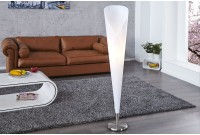 Lampadaire design cône de 155 cm blanc