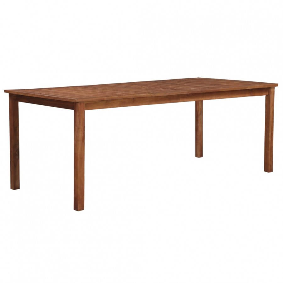 Table de jardin 200x100x74 cm Bois d'acacia massif