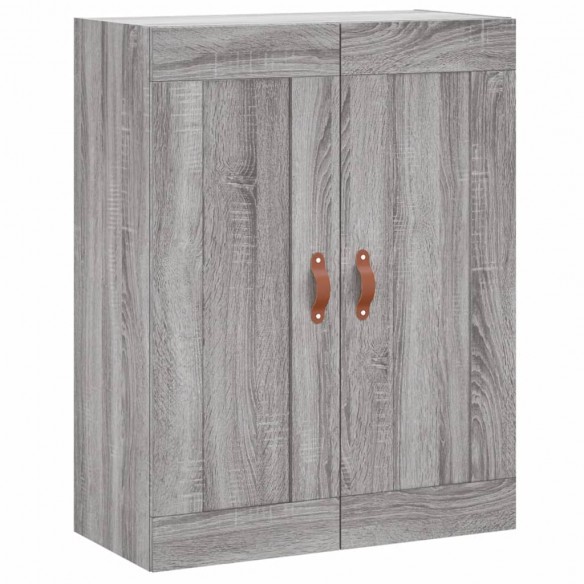 Armoire murale sonoma gris 69,5x34x90 cm bois d'ingénierie