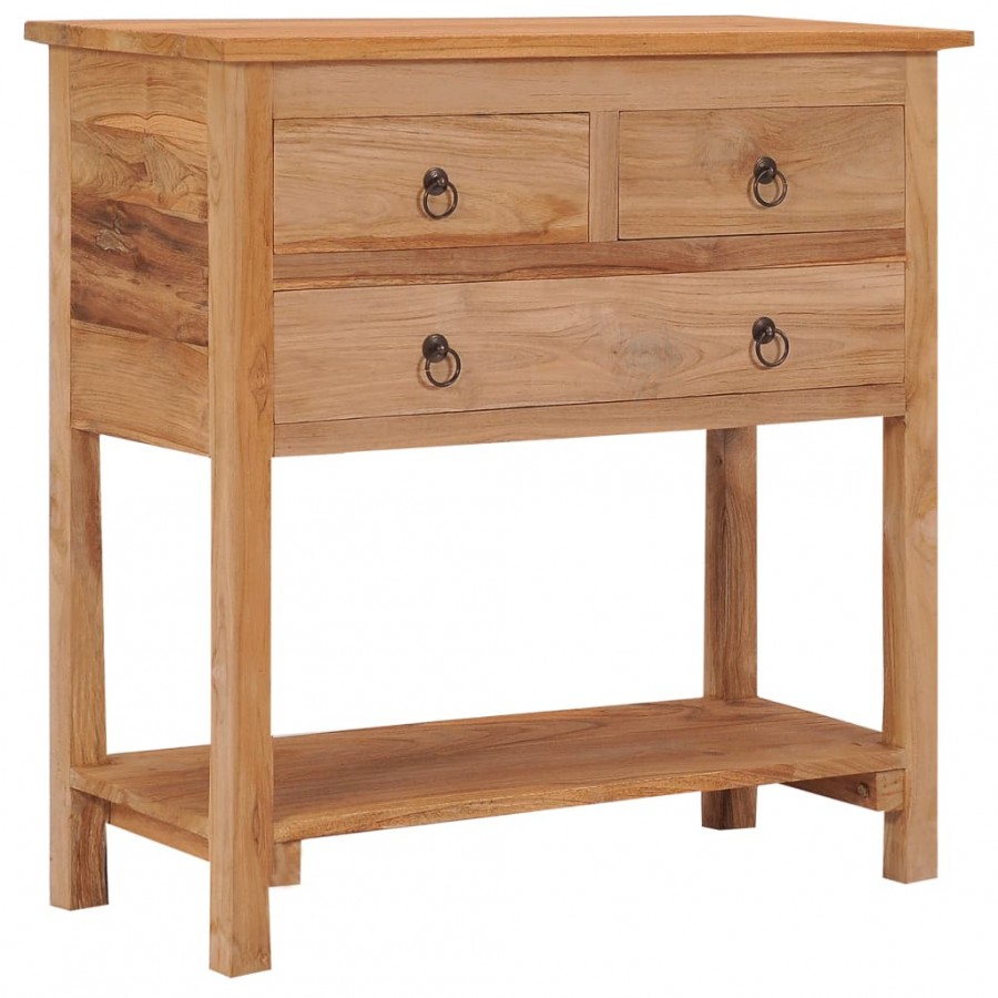 Buffet 78x35x80 cm bois de teck massif