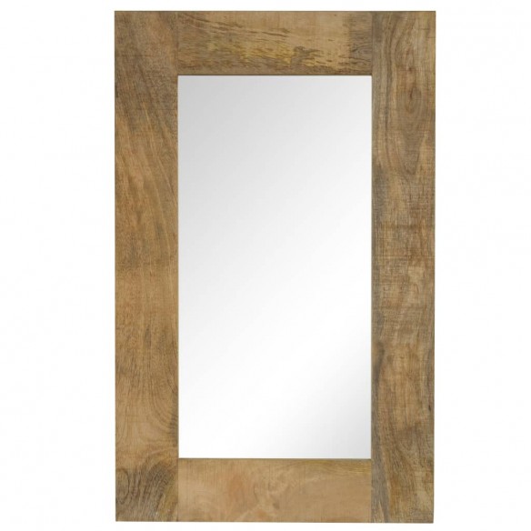 Miroir Bois de manguier massif 50 x 80 cm