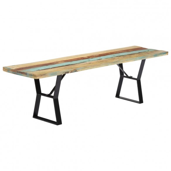 Banc 160 cm Bois de récupération massif