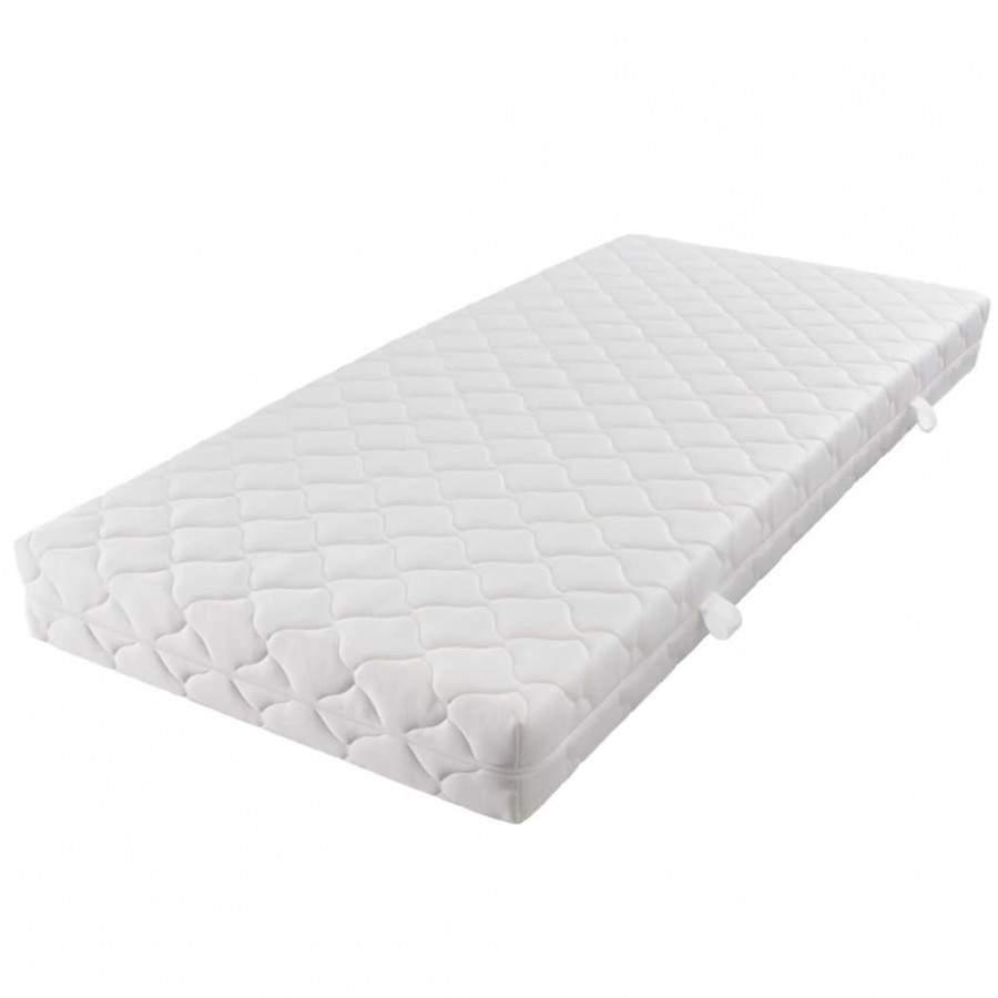 Matelas avec housse lavable 200 x 180 x 17 cm