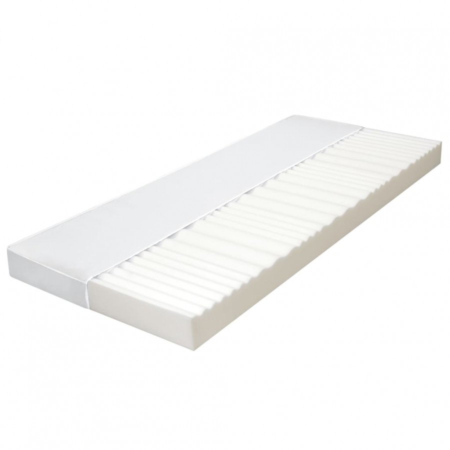 Matelas 100x200 cm 7 zones Mousse PU 10 cm H2 H3