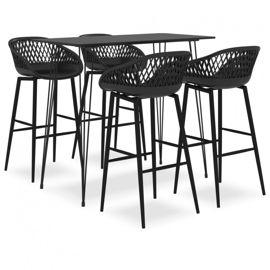 Ensemble de bar 5 pcs Noir