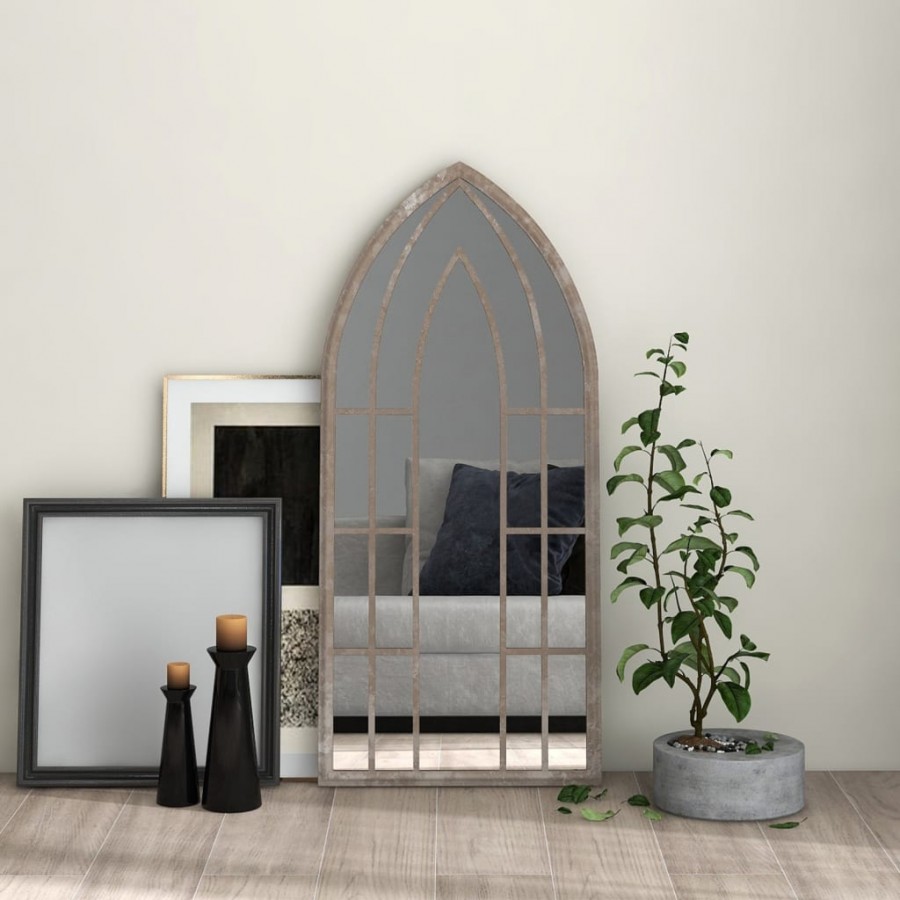 Miroir Sable 100x45 cm Fer pour utilisation à l'intérieur