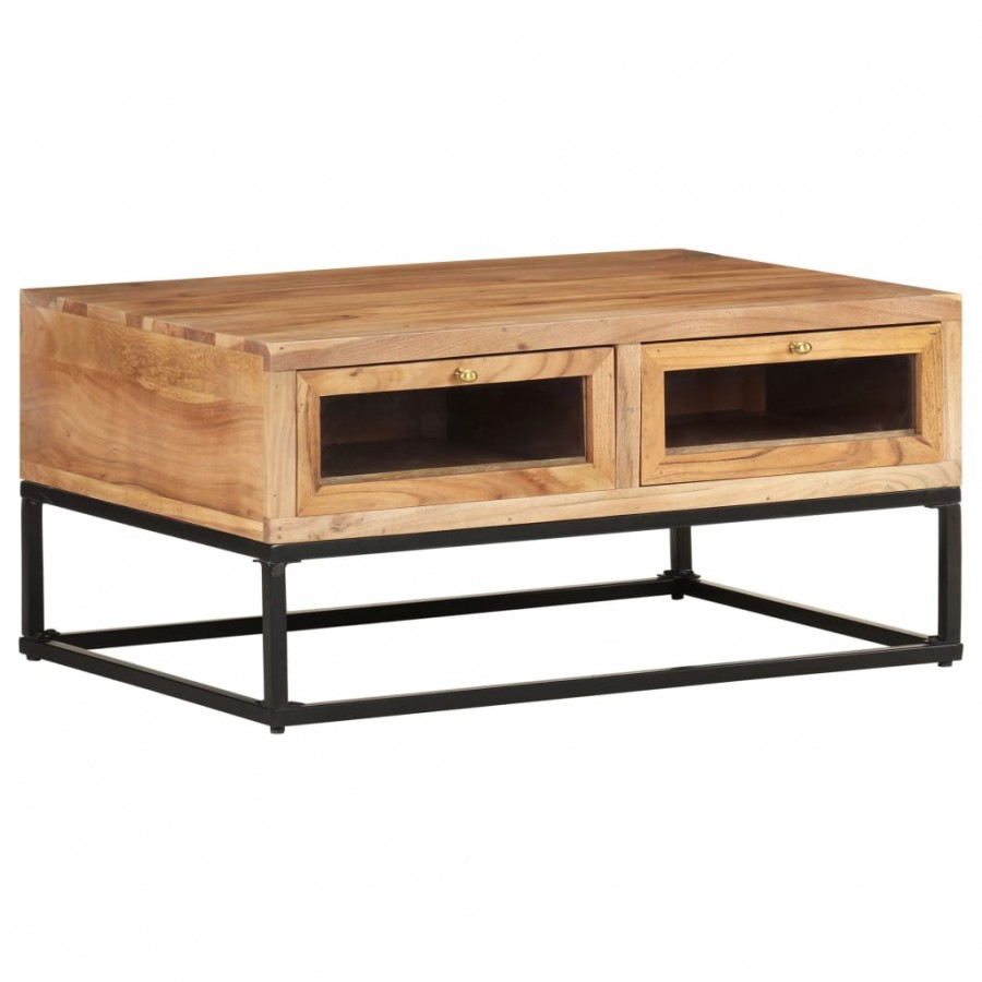 Table basse 90x60x40 cm Bois d'acacia massif