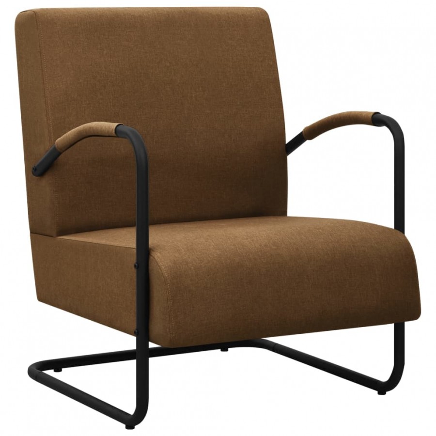 Fauteuil Marron Tissu