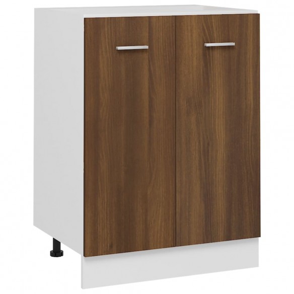 Armoire de plancher Chêne marron 60x46x81,5cm Bois d'ingénierie