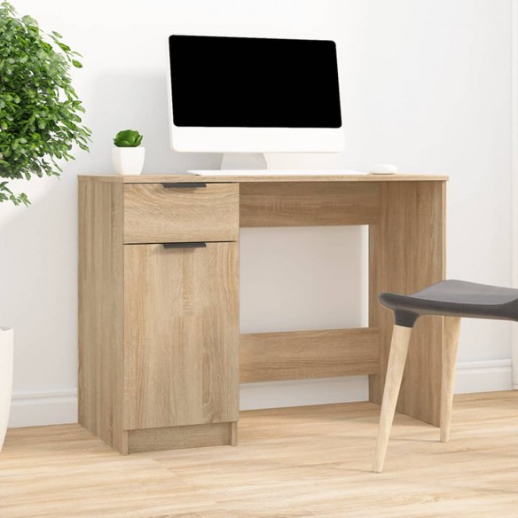 Bureau Chêne sonoma 100x50x75 cm Bois d'ingénierie