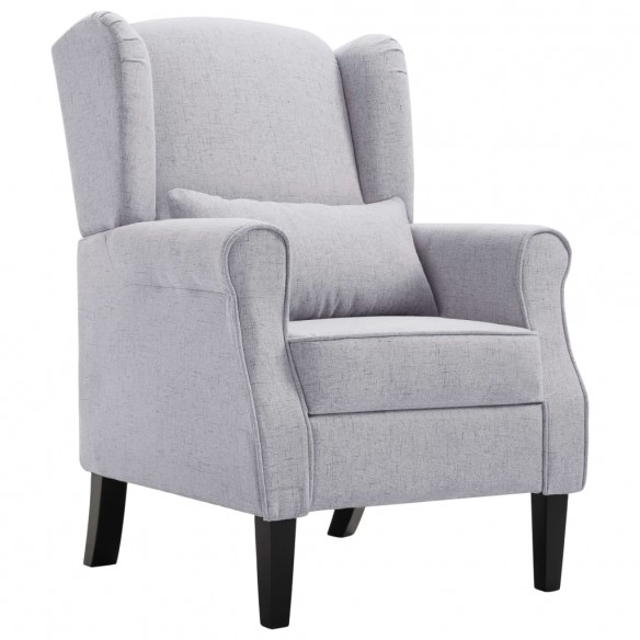 Fauteuil Gris clair Tissu