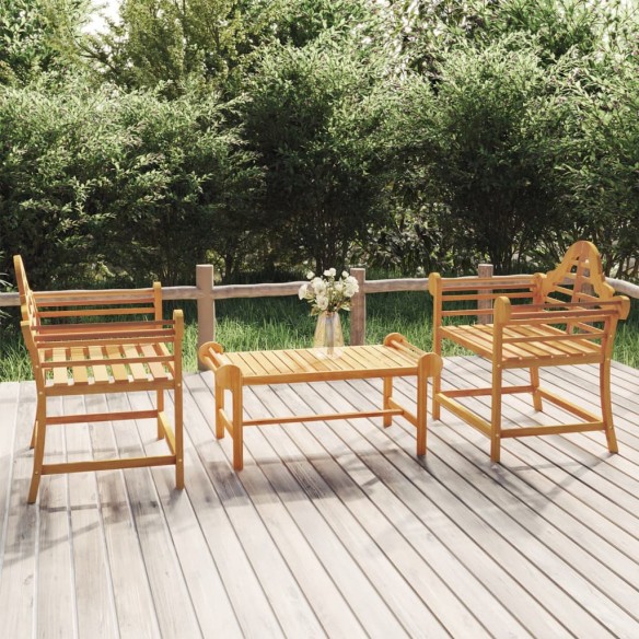 Chaises de jardin 2 pcs 91x62x94 cm Bois de teck solide