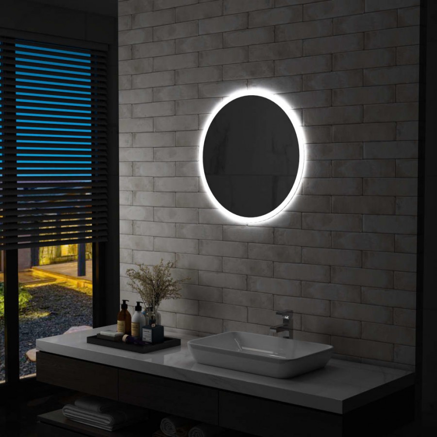 Miroir à LED pour salle de bain 60 cm