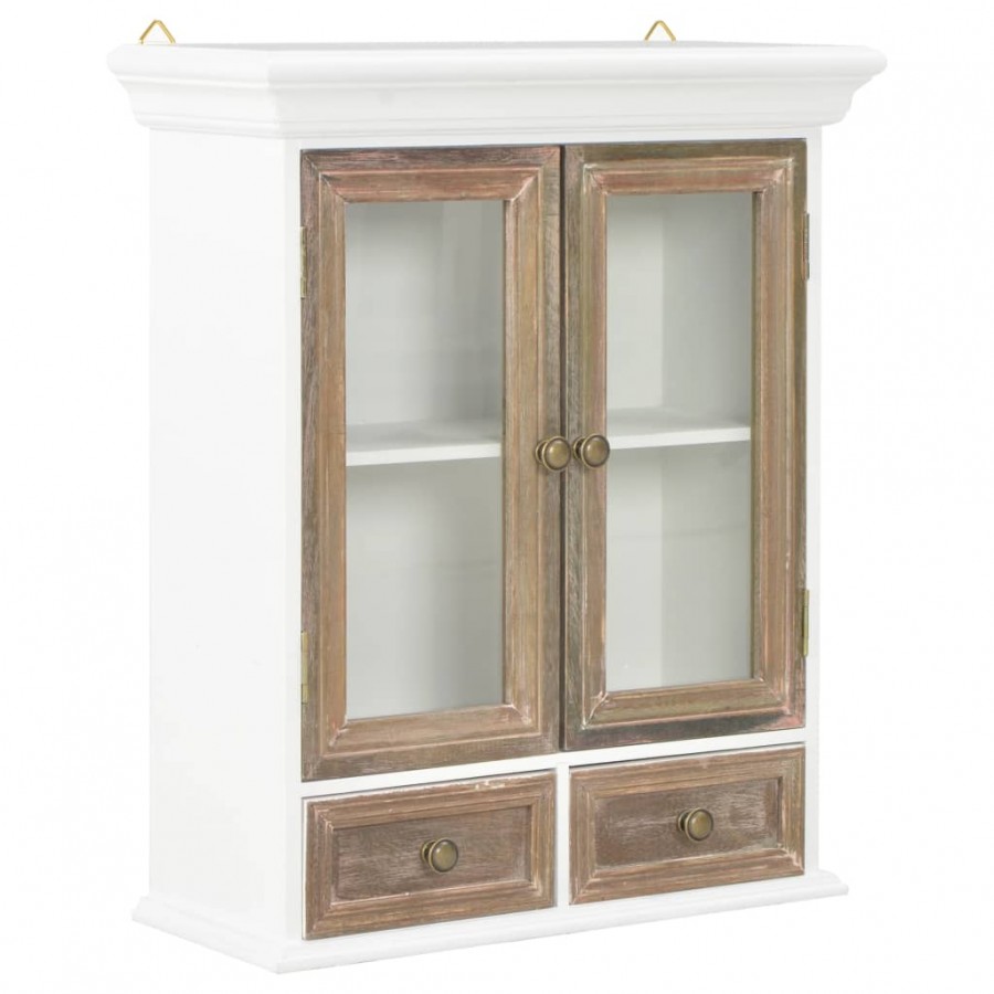 Armoire murale Blanc 49x22x59 cm Bois d'ingénierie