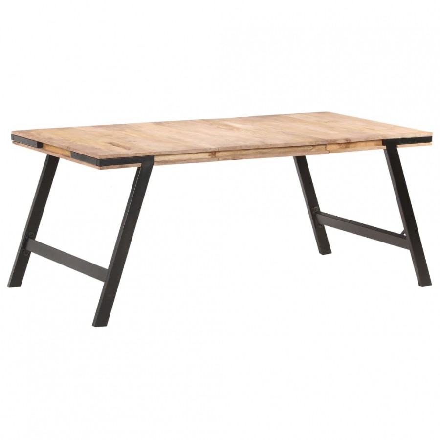 Table de salle à manger 180x90x76 cm Bois de manguier massif