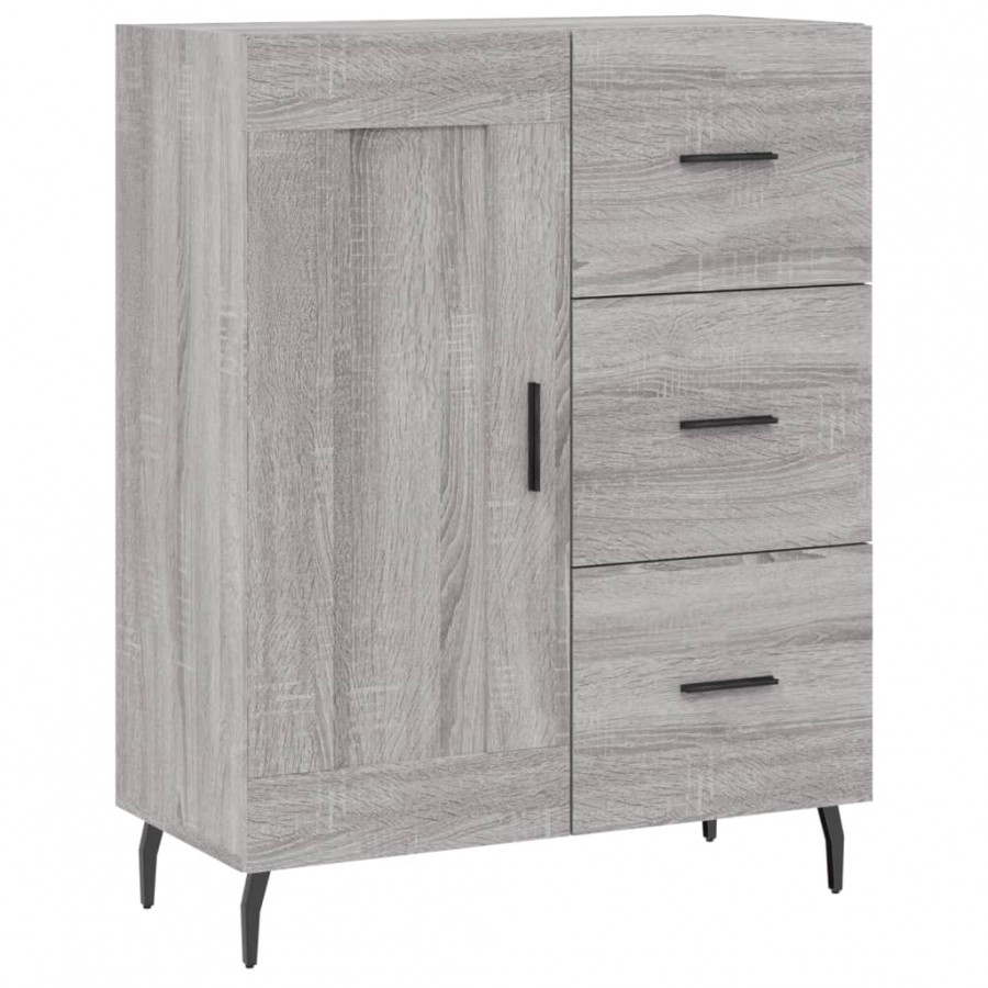 Buffet sonoma gris 69,5x34x90 cm bois d'ingénierie