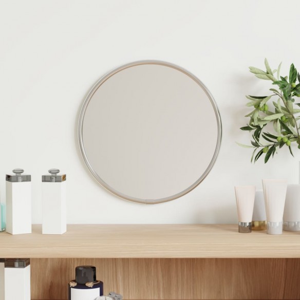 Miroir mural Argenté Ø 20 cm Rond