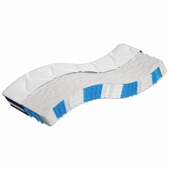 Matelas à ressorts ensachés dureté moyenne 70x200 cm