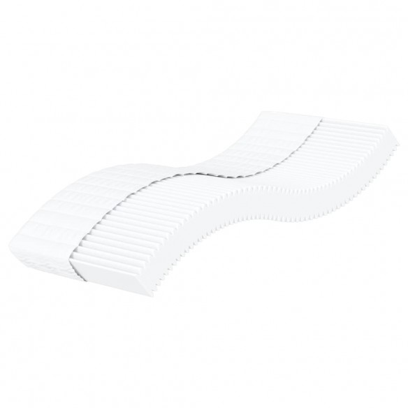 Matelas en mousse blanc 90x200 cm dureté H2 H3