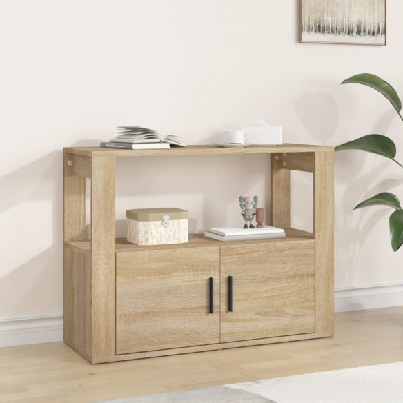 Buffet Chêne sonoma 80x30x60 cm Bois d'ingénierie