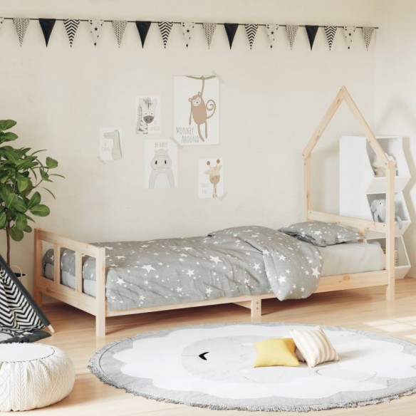 Cadre de lit pour enfant 90x190 cm Bois de pin massif