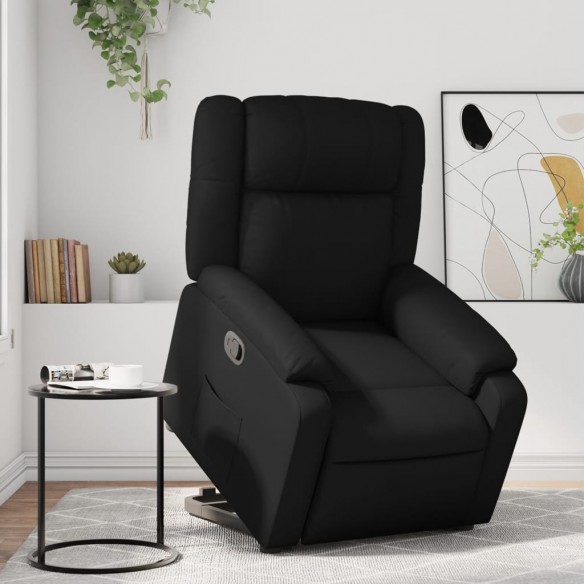 Fauteuil inclinable Noir Similicuir