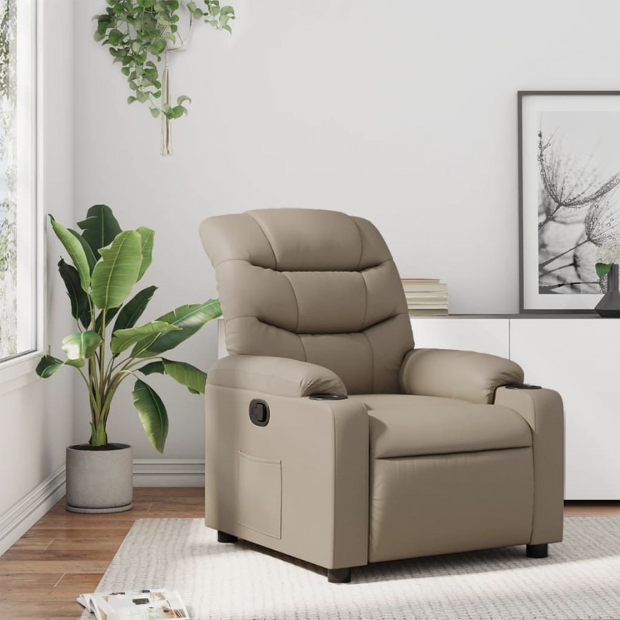 Fauteuil inclinable Cappuccino Similicuir