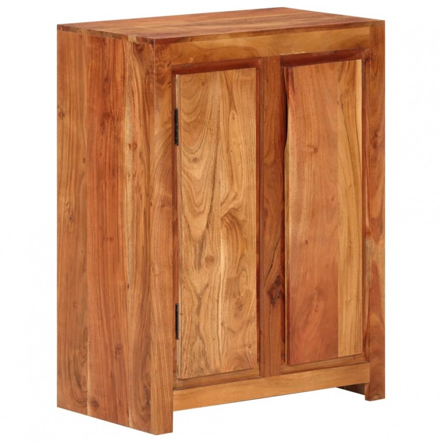 Buffet 55x33x75 cm bois massif d'acacia