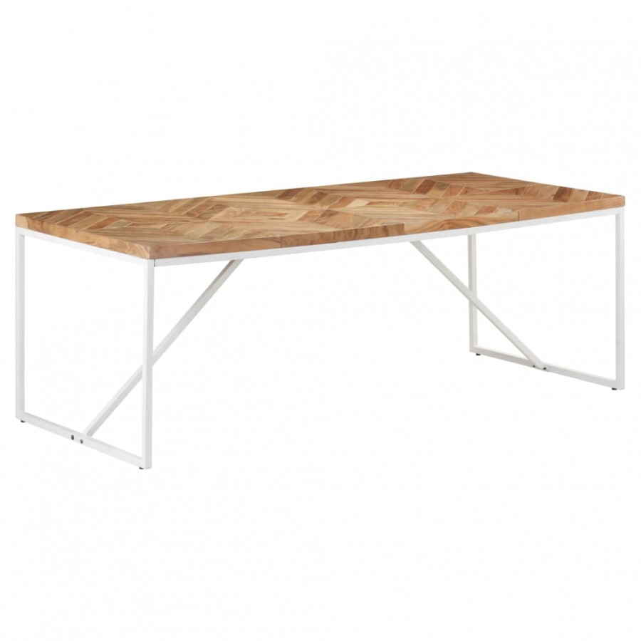 Table à dîner 200x90x76 cm Bois massif d'acacia et de manguier