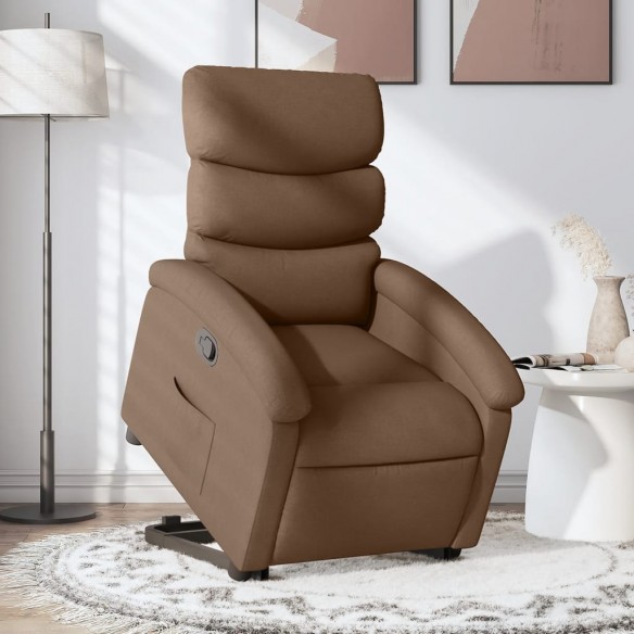 Fauteuil inclinable Marron Tissu