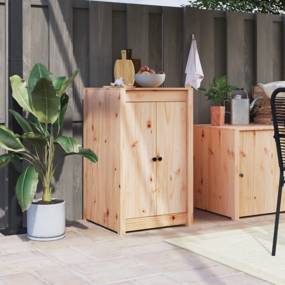 Armoire de cuisine d'extérieur bois de pin massif