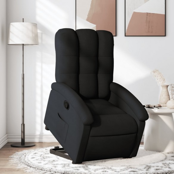 Fauteuil inclinable noir tissu