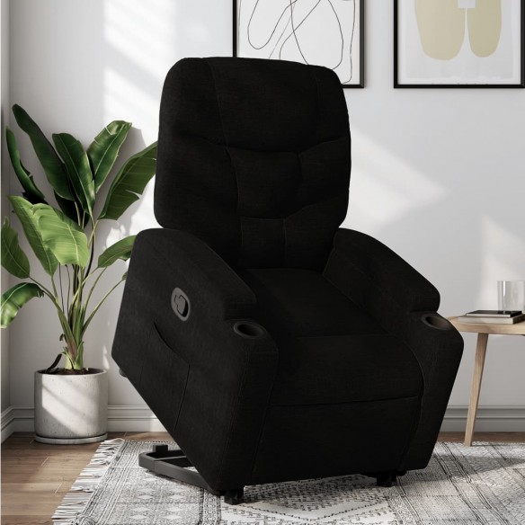 Fauteuil inclinable noir tissu