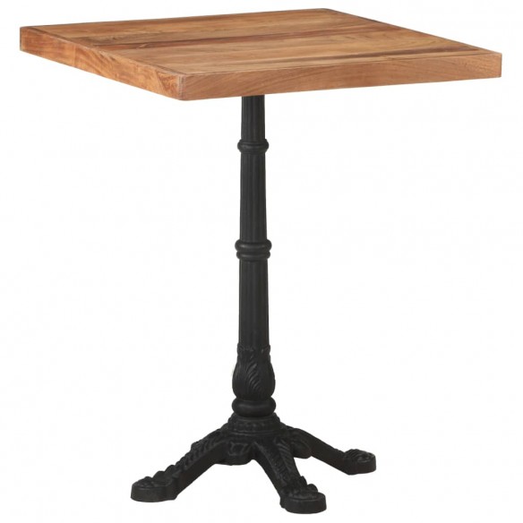 Table de bistro 60x60x76 cm Bois d'acacia massif