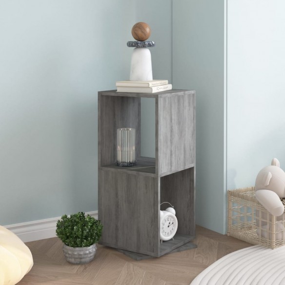 Armoire rotative Gris béton 34,5x34,5x75,5 cm Aggloméré