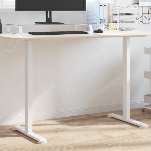 Cadre de bureau debout blanc (94-135)x60x(70-114) cm acier