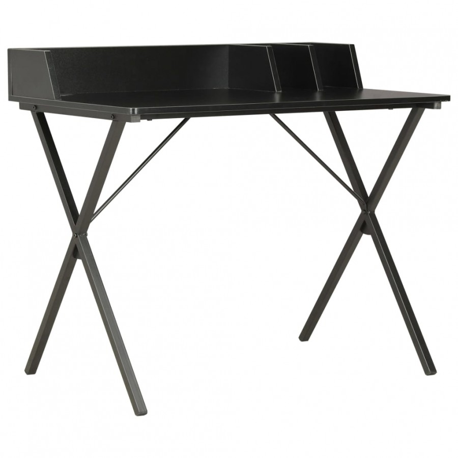 Bureau Noir 80x50x84 cm