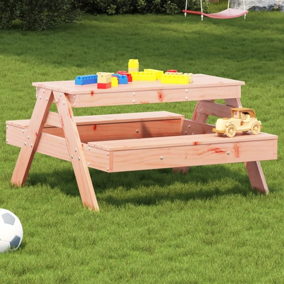 Table de pique-nique pour enfants bois massif de douglas