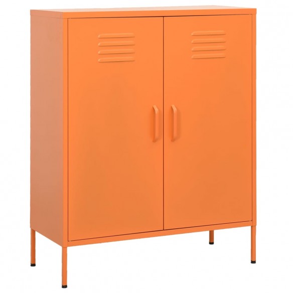 Armoire de rangement Orange 80x35x101,5 cm Acier