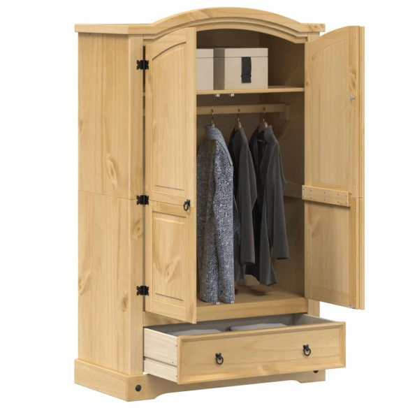 Garde-robe Corona 101x52x170 cm bois de pin massif