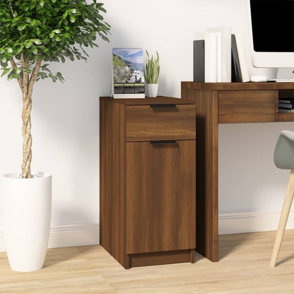 Armoire de bureau Chêne Marron 33,5x50x75 cm Bois d'ingénierie