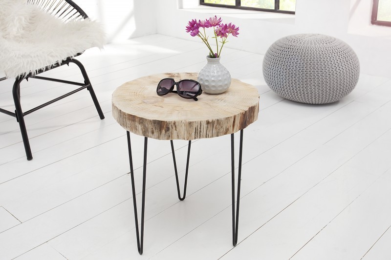 Table d’appoint 40 cm design industriel